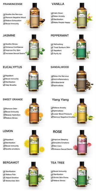 Essential Oils 100ml - The Quality Store