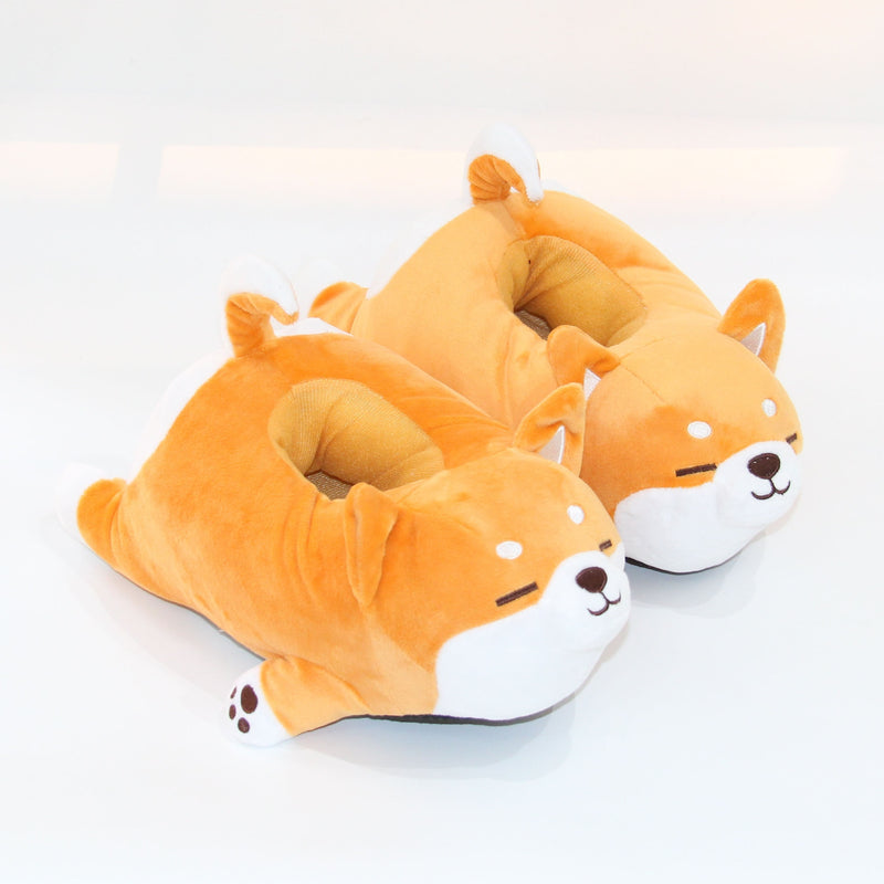 Soft Cute Shiba Inu Dog Slippers - The Quality Store